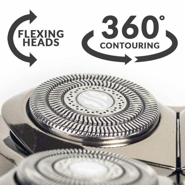 Skull Shaver Pitbull - Skull Shaver Silver PRO Head and Face Shaver Palm and Fierce Shavers - Spring Special! 2