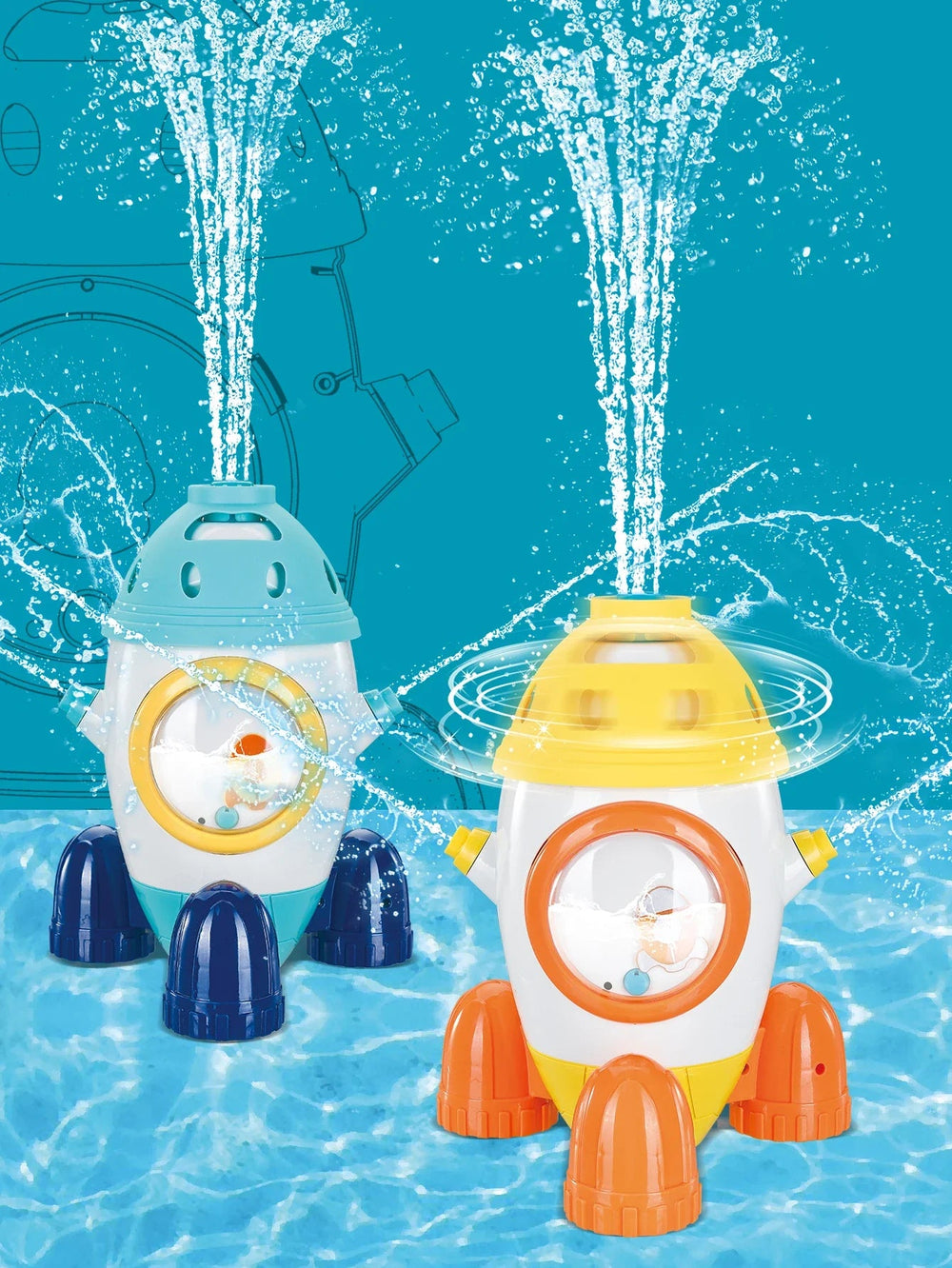 SkyBlast™ – Outdoor Rocket Fountain – Summer Adventure Toy 1