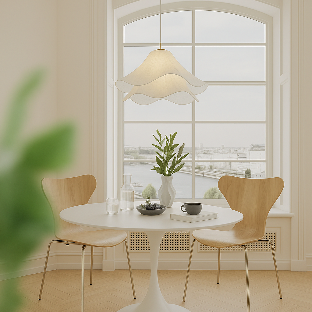 Skyvra | Minimalist Flower Pendant Lamp for Scandinavian Interiors 5