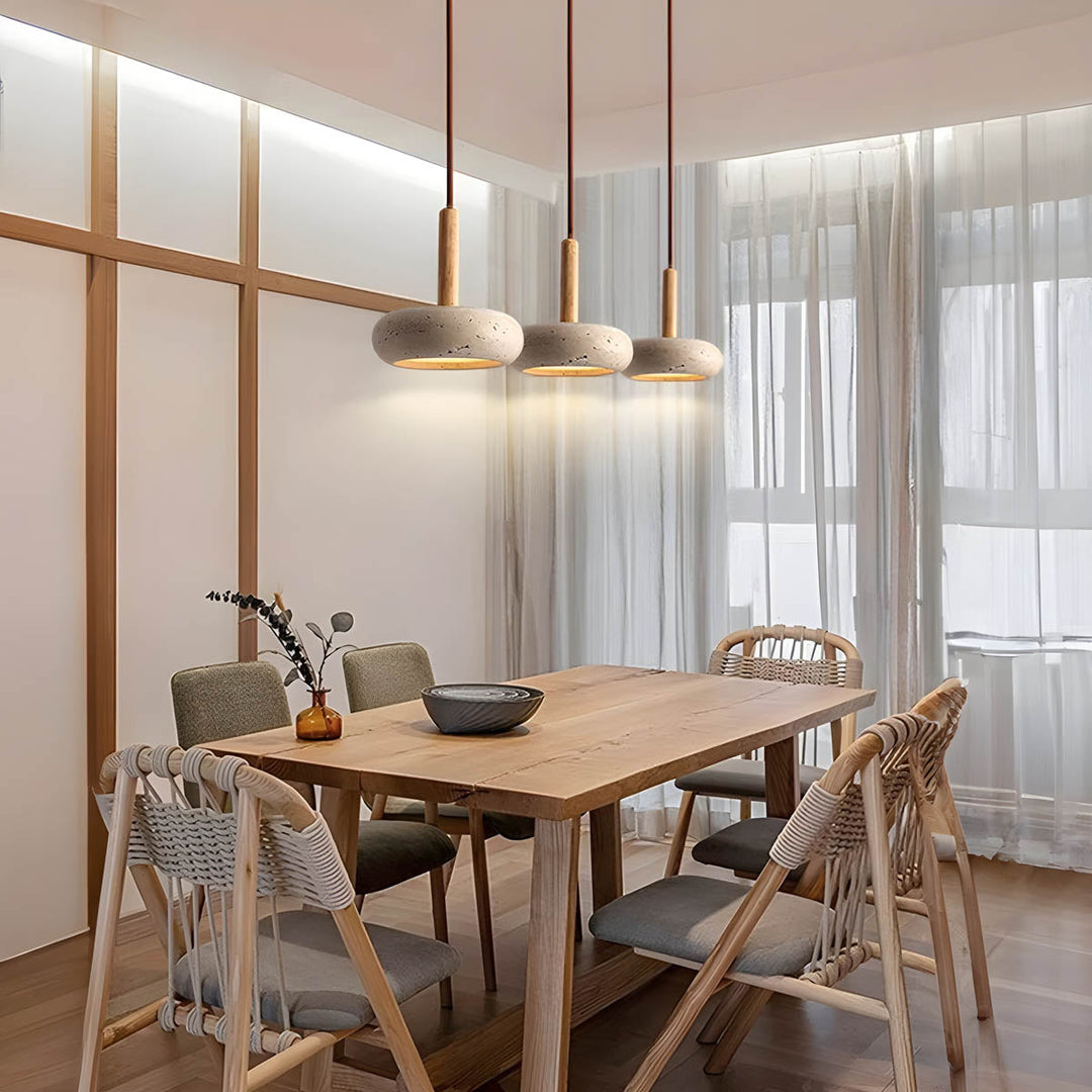 SlateLume – Contemporary Suspension Light in Stone-Inspired Design 1