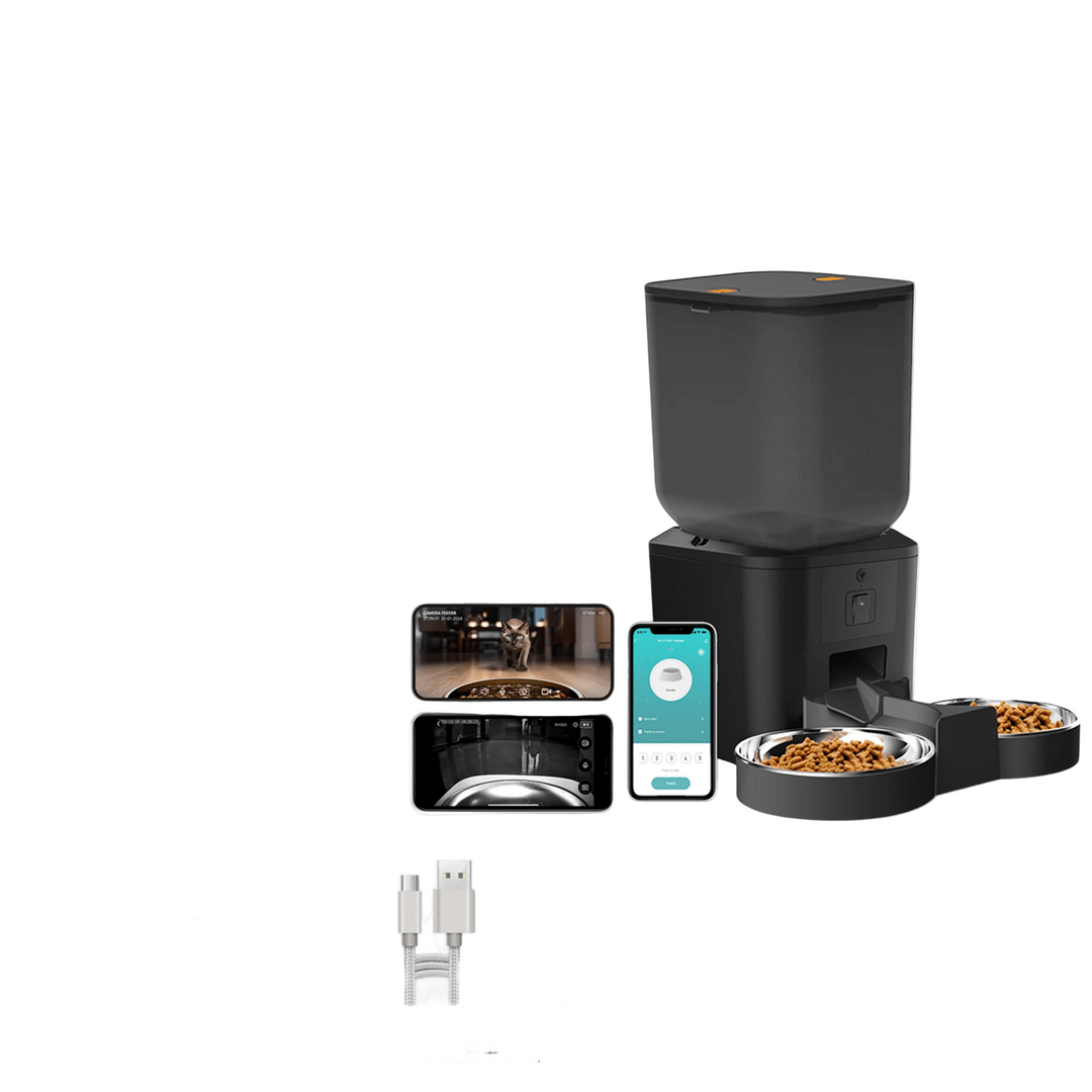 Smart Automatic Pet Feeder with 1080p HD Camera and WiFi Connectivity – 8L Capacity 1