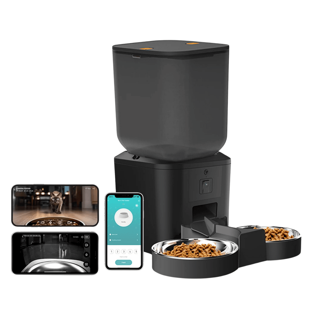 Smart Automatic Pet Feeder with 1080p HD Camera and WiFi Connectivity – 8L Capacity 2