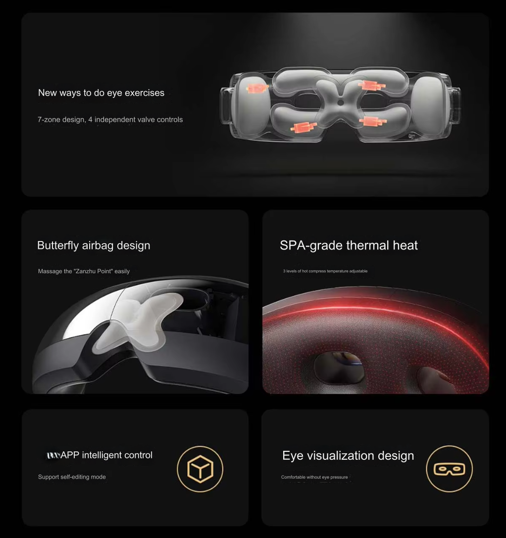 Smart Hot Compress Eye Care Massager with Foldable Design – Relaxation and Relief for Tired Eyes 4