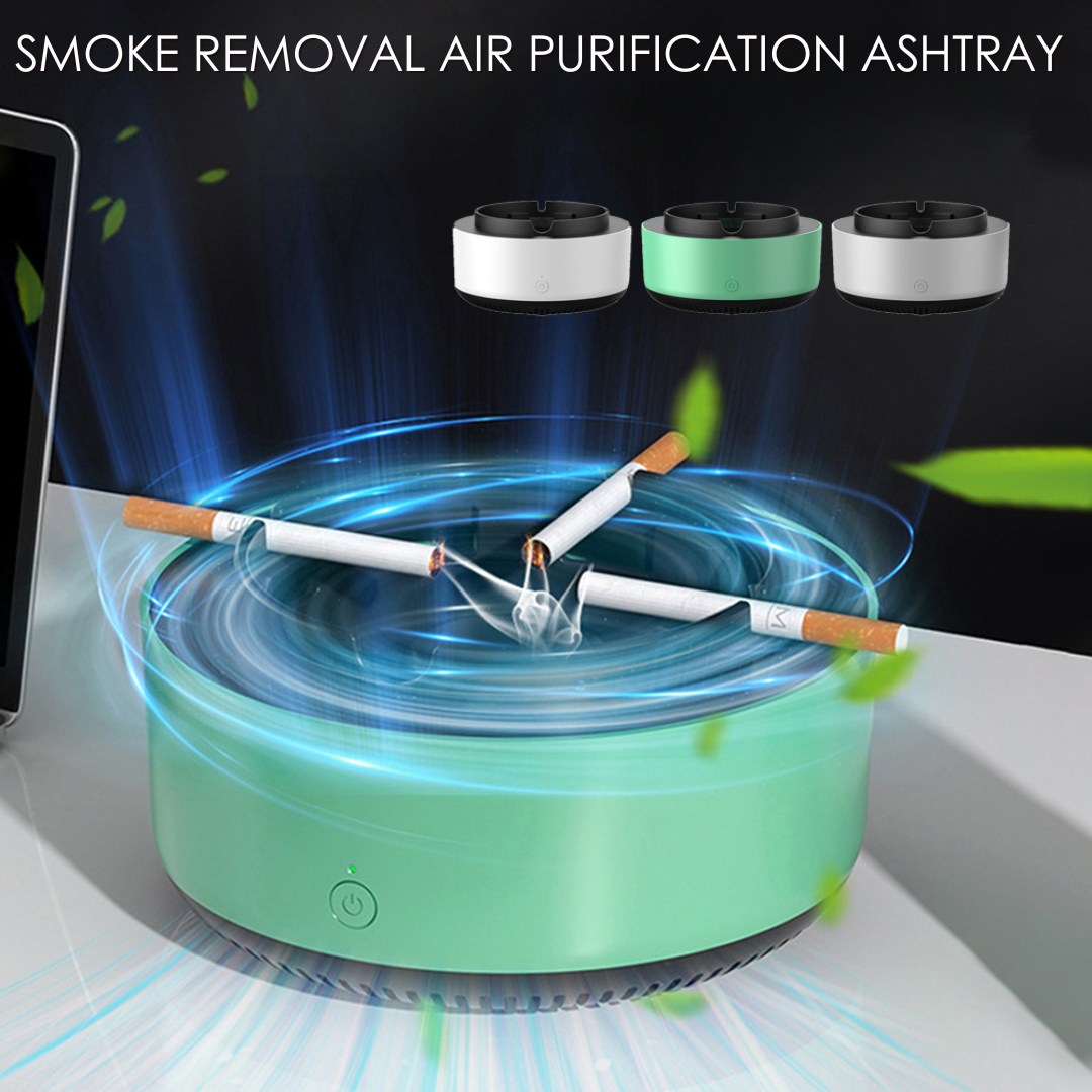 Smoke Removal Air Purifier Ash with Advanced Filtration System - Stylish Indoor Odor Simulator for Clean Air 2