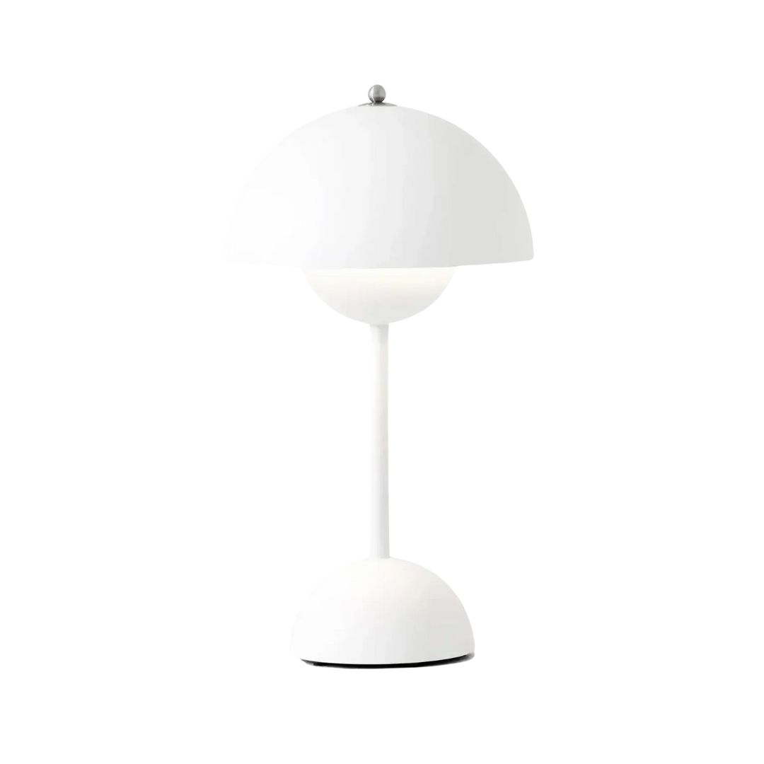 SnowGlow – Chic Modern Table Lamp for Soft, Diffused Light 2