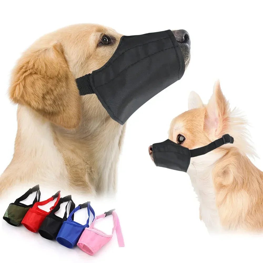 Soft Adjustable Nylon Dog Muzzle for Small Dogs and Puppies – Comfortable and Breathable Training Tool 1