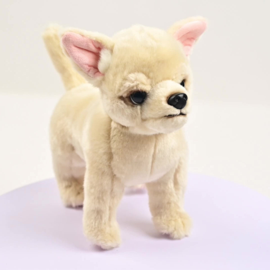 Soft Plush Puppy Dog Toy for Babies Polyester Fiber Stuffed Animals 3