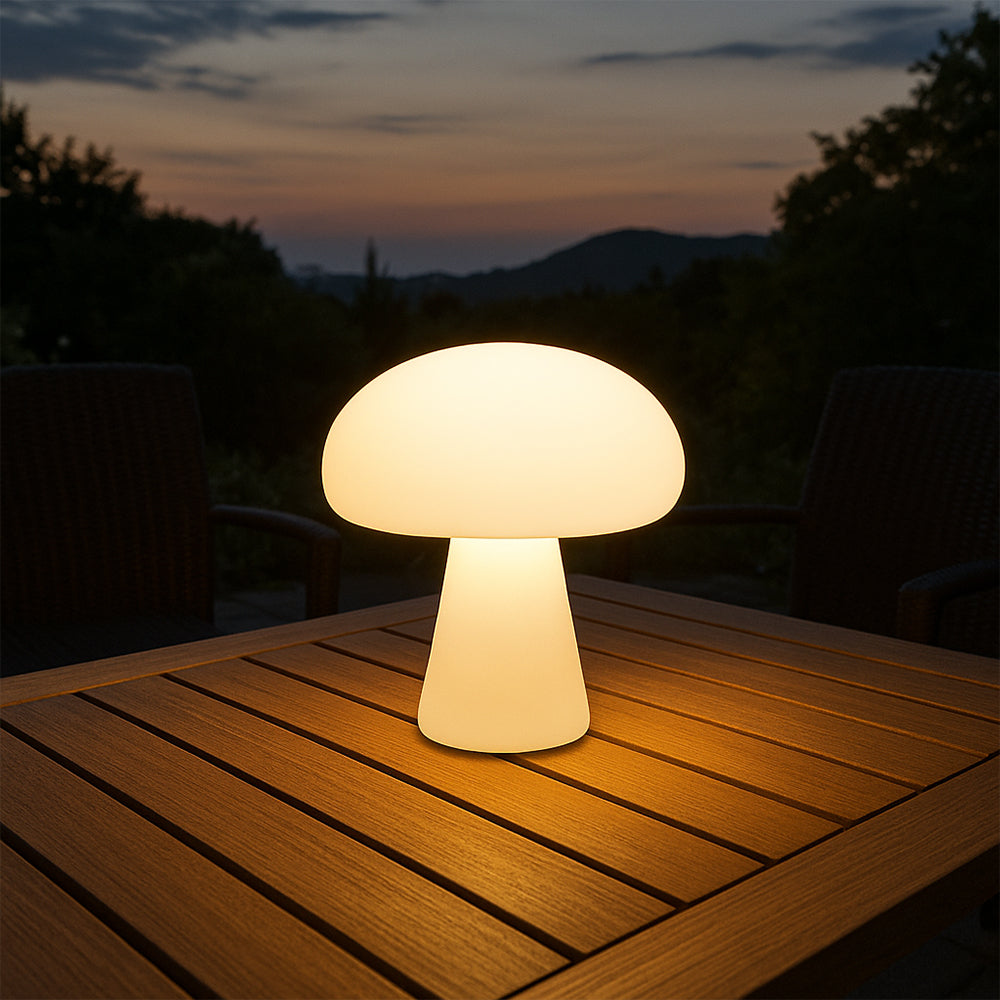 Solmere | Mushroom Outdoor/Indoor Table Lamp with Modern Aesthetic 2