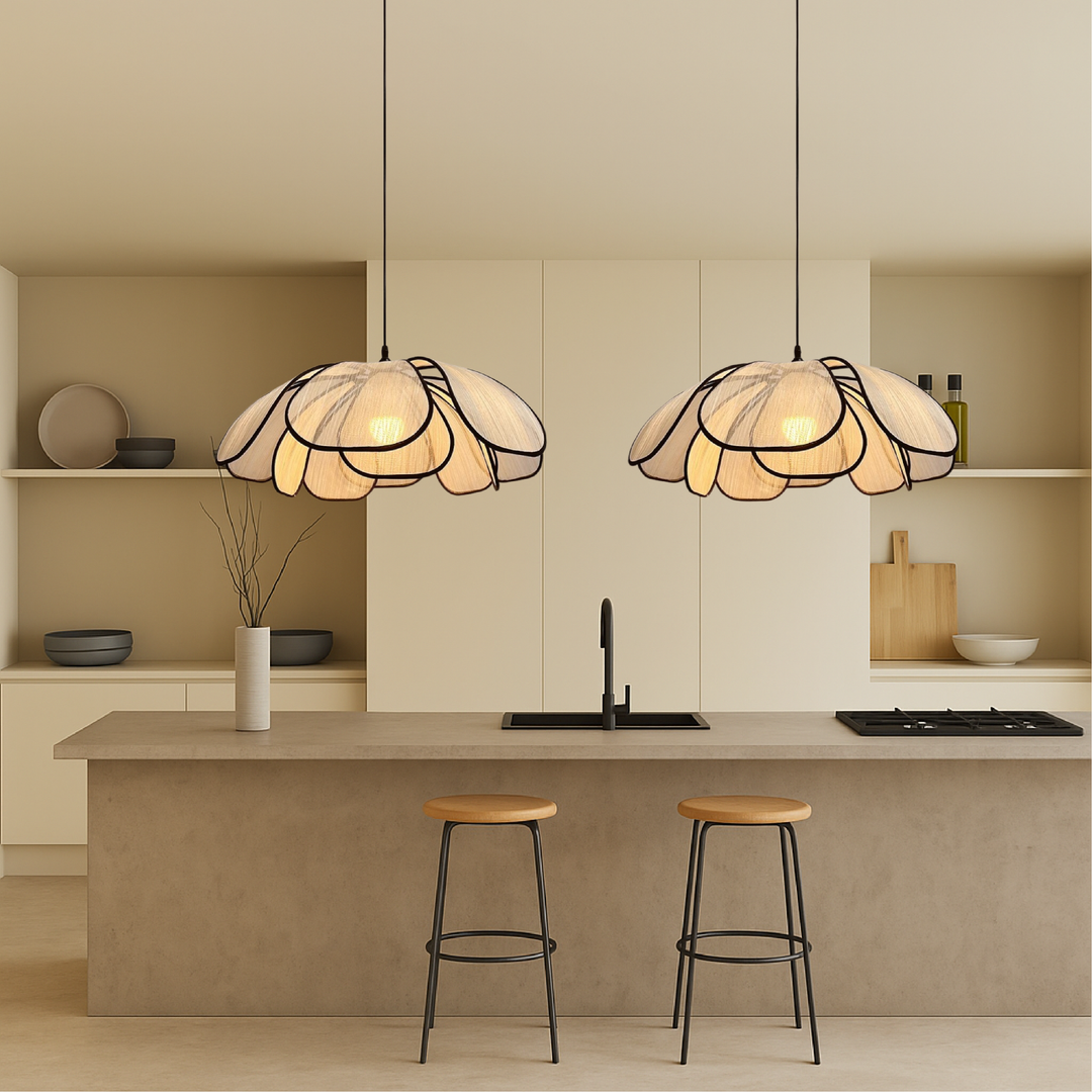 Solyra | Artistic Wooden Pendant Lamp for Minimalist Interiors 2