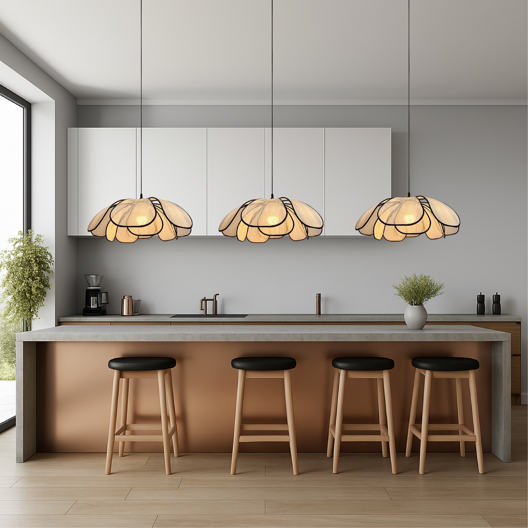 Solyra | Artistic Wooden Pendant Lamp for Minimalist Interiors 3