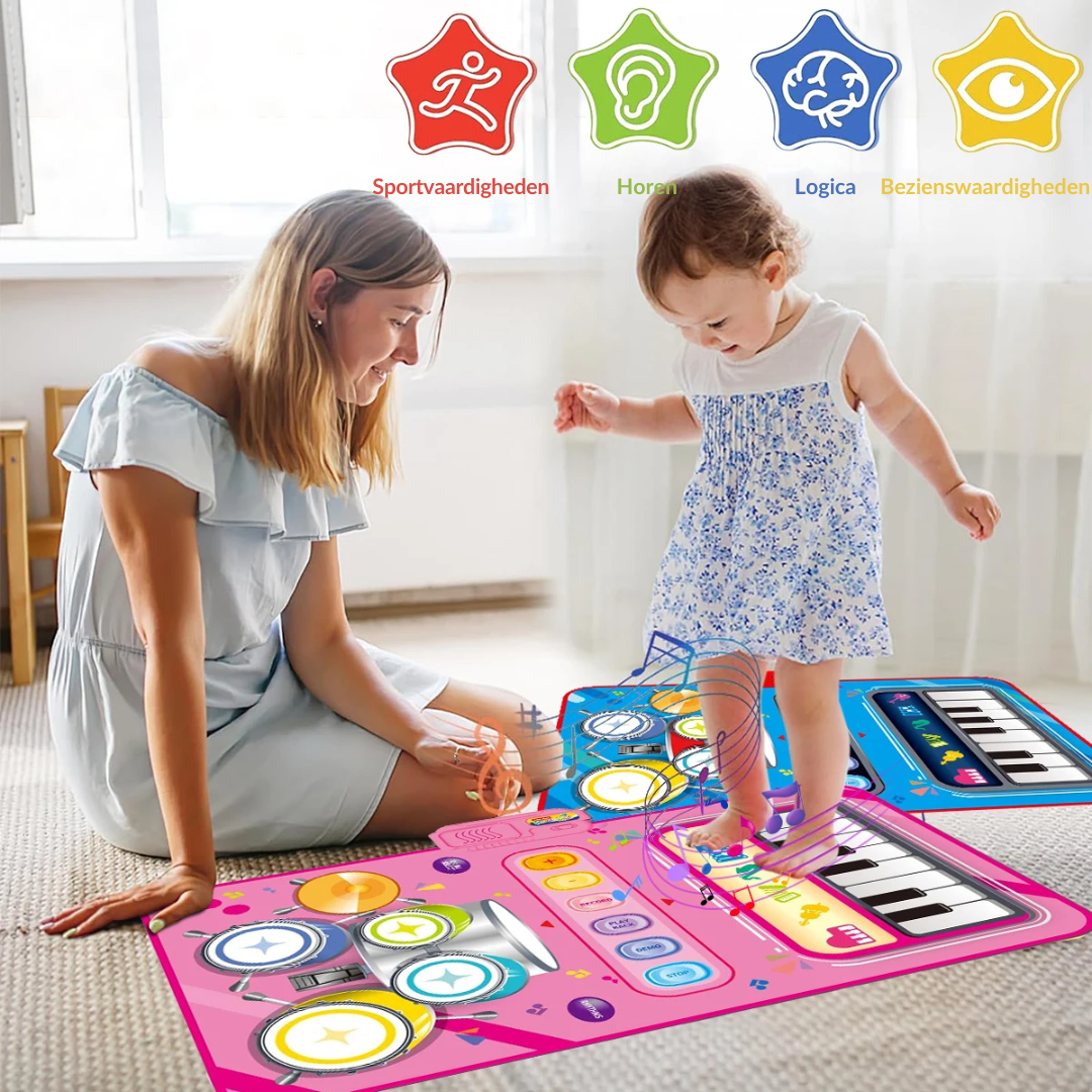 SoundSteps – 2-in-1 Musical Playmat with Piano & Drum 1