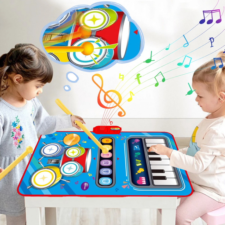 SoundSteps – 2-in-1 Musical Playmat with Piano & Drum 2