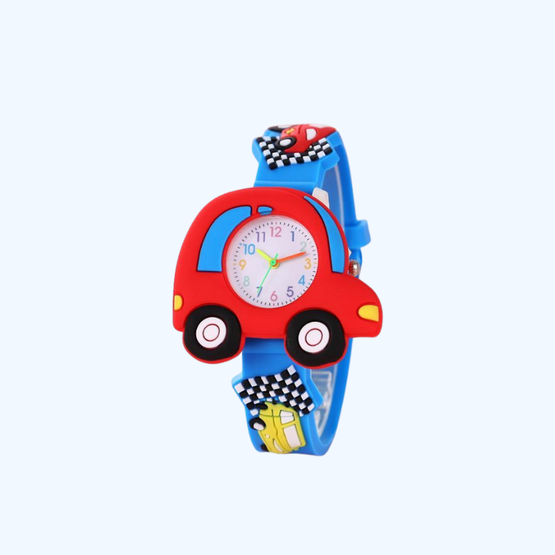 SpeedTick™ – 3D Race Car Kids Watch – Cool Timekeeping Accessory 1