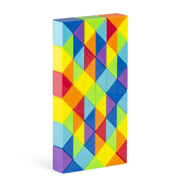Speelgoed Snake Cube Kleurrijk Puzzelspel Niet-giftig Kunststof 1