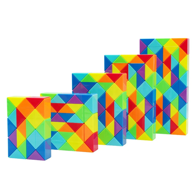 Speelgoed Snake Cube Kleurrijk Puzzelspel Niet-giftig Kunststof 2