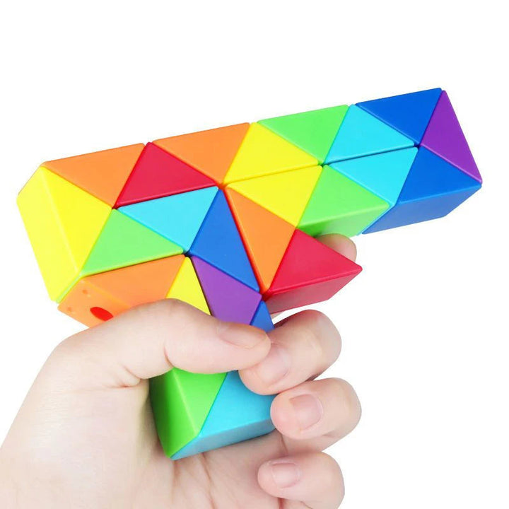 Speelgoed Snake Cube Kleurrijk Puzzelspel Niet-giftig Kunststof 3