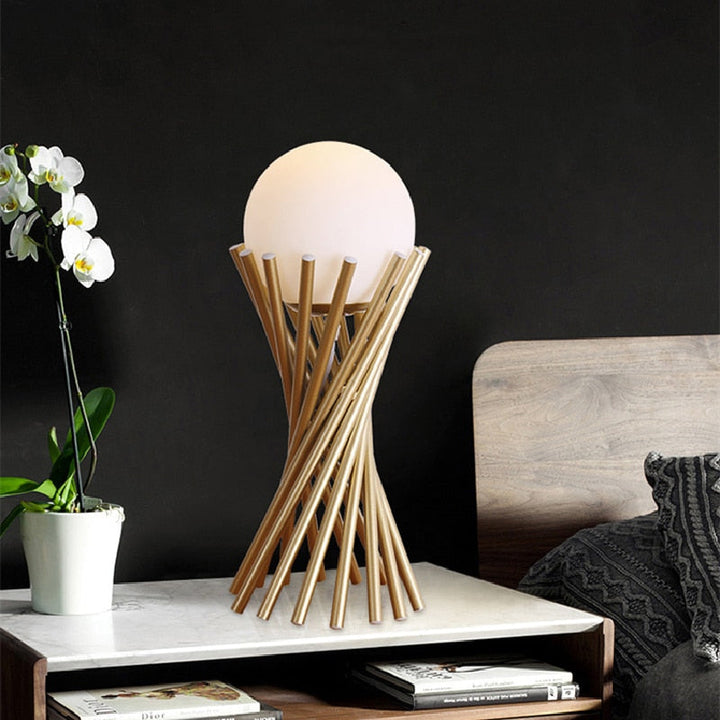 SphereBeam – Contemporary Table Lamp for Chic Ambiance 1