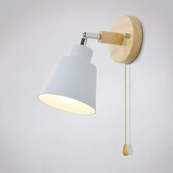 SpinGlow – Rotating Wall Lamp with Toggle Chain 0