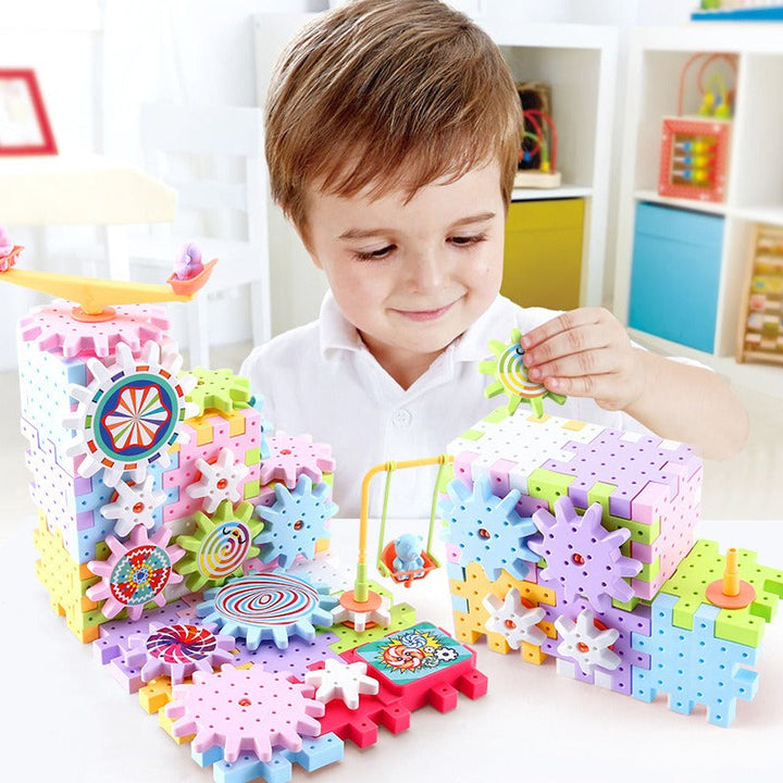 Spin&Build™ - Rotating Montessori Building Set - Creative building toys 0