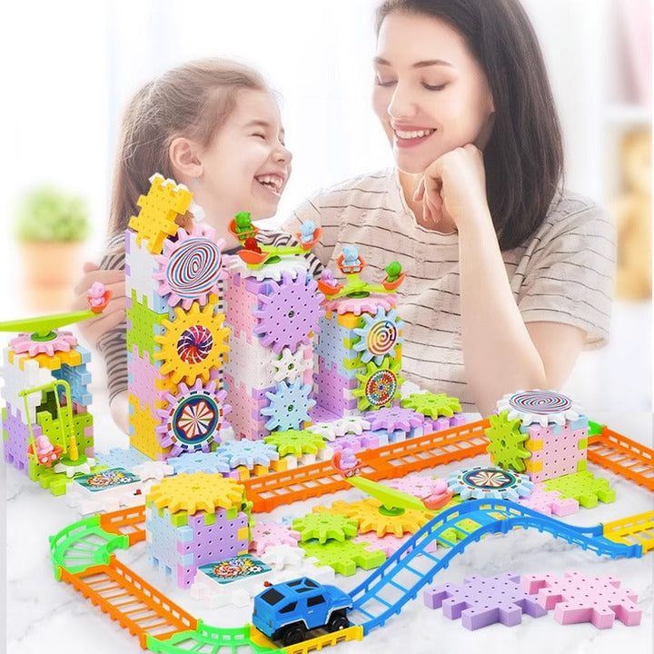 Spin&Build™ - Rotating Montessori Building Set - Creative building toys 1