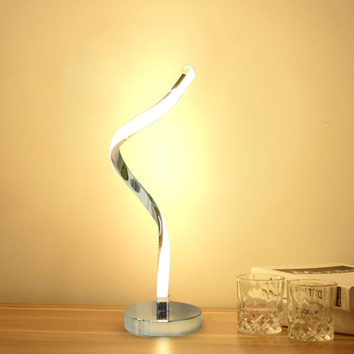 SpiralGlow – LED Desk Lamp with Spiral Design for Bedroom 4