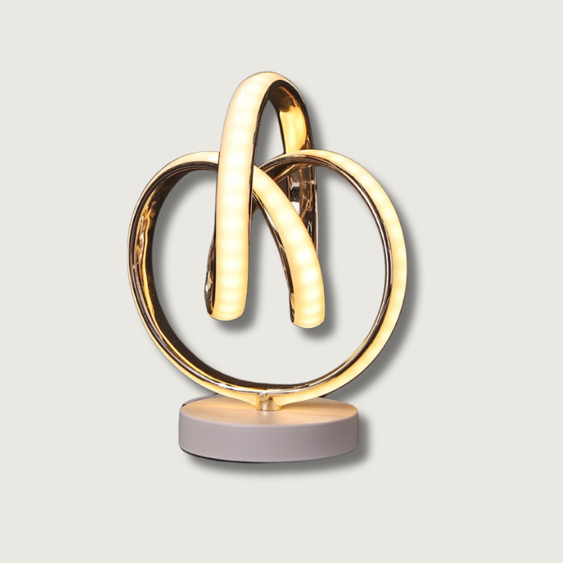 SpiralGlow – Sleek LED Table Lamp with Cozy Warm Light 1