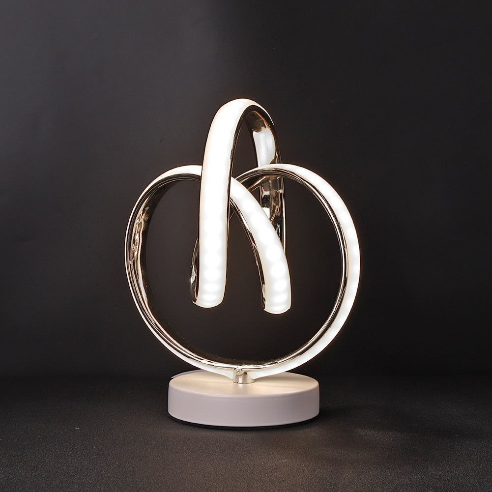 SpiralGlow – Sleek LED Table Lamp with Cozy Warm Light 8