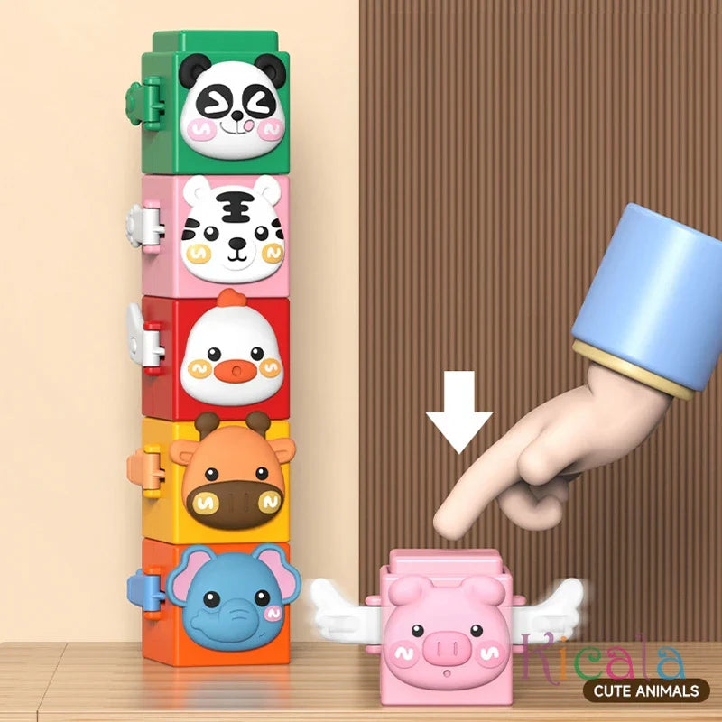 StackZoo - Educational building toys - Animal stacking set 5