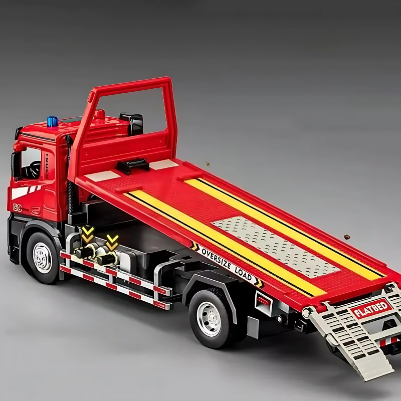 SteelTow™ – Realistic Tow Truck with Lights & Sounds – Interactive Diecast Toy 0