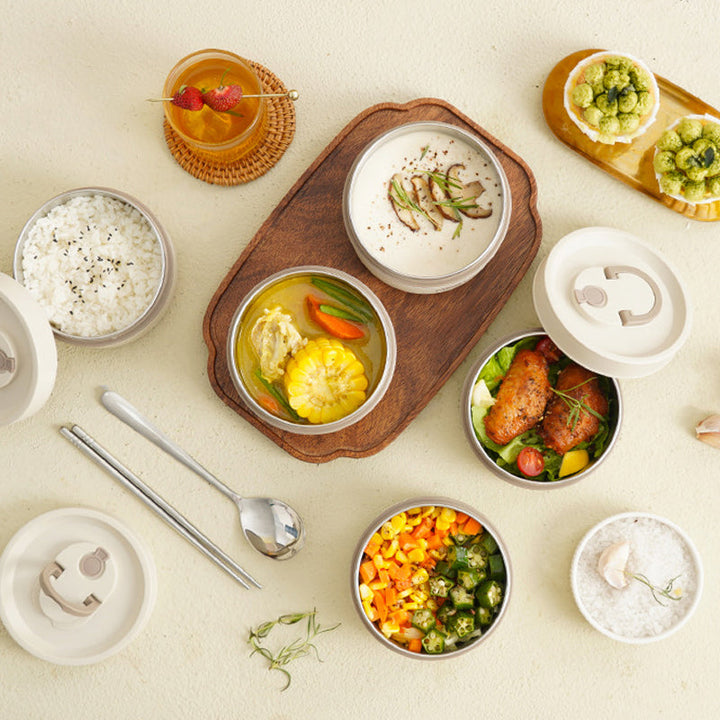 SteelWave | Durable Stainless Steel Kids’ Lunchbox with Organized Compartments 4