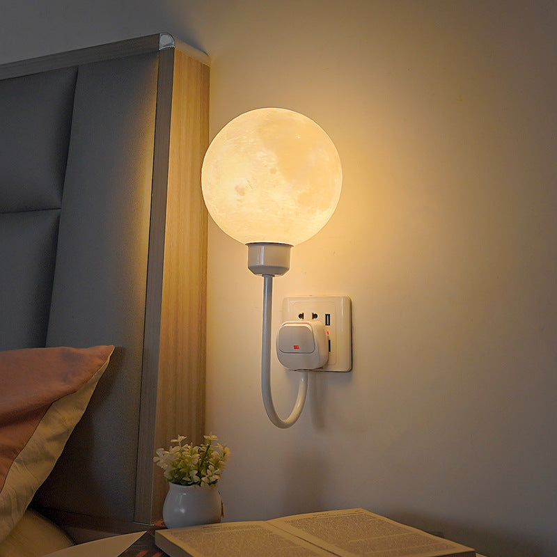 StoneGlow | Plug-in Moon Wall Lamp for Nostalgic Interior 1