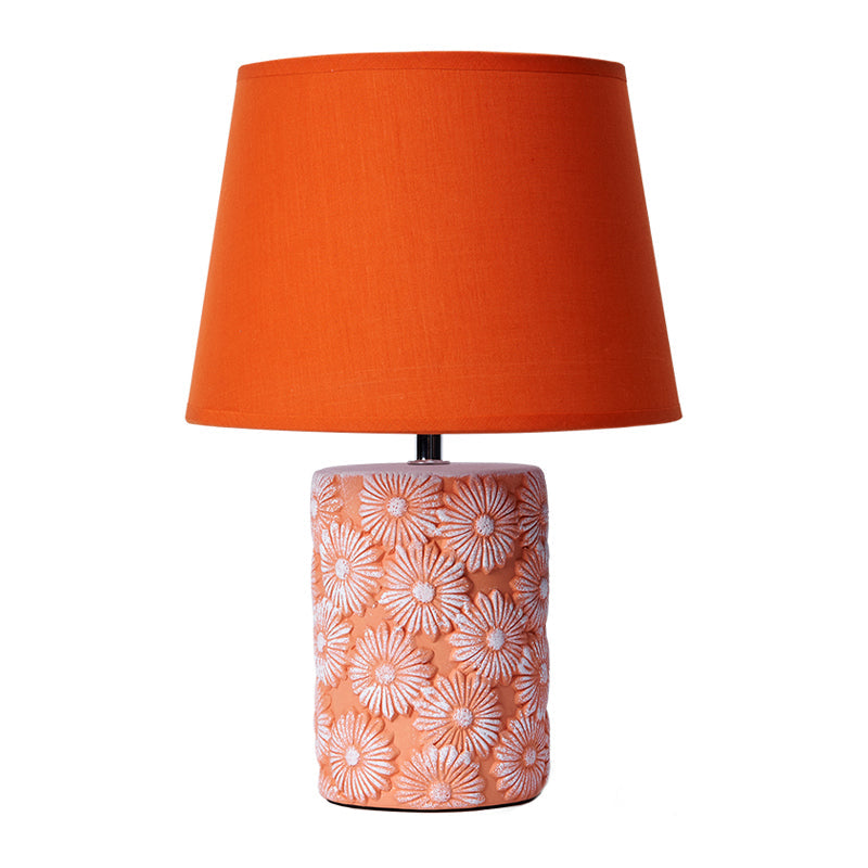 SunBloom – Orange Tapered Table Lamp 2