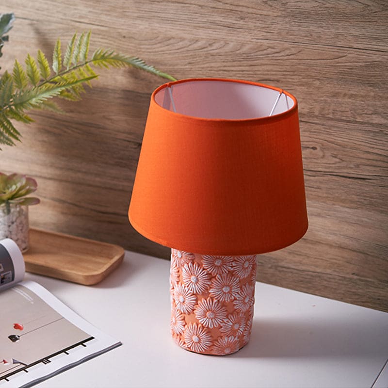 SunBloom – Orange Tapered Table Lamp 3