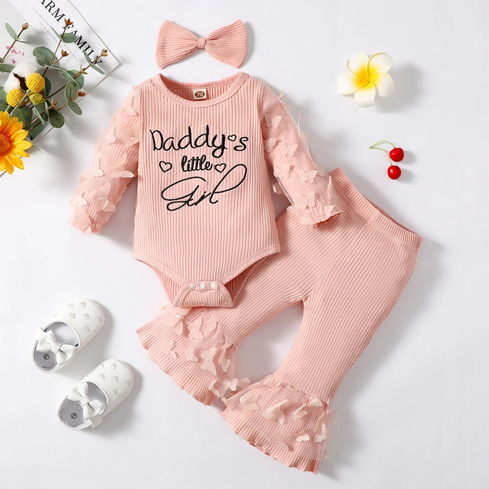 SweetMini™ – Daddy's Little Girl Set – Comfy Baby Outfit 1