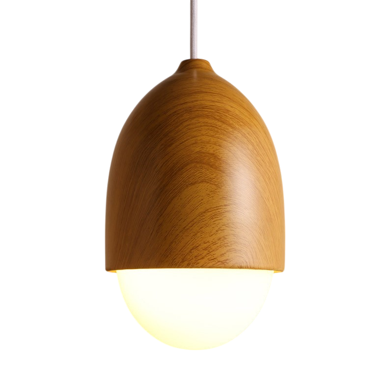 Sylura | Vintage Scandinavian Wooden Pendant Light 6