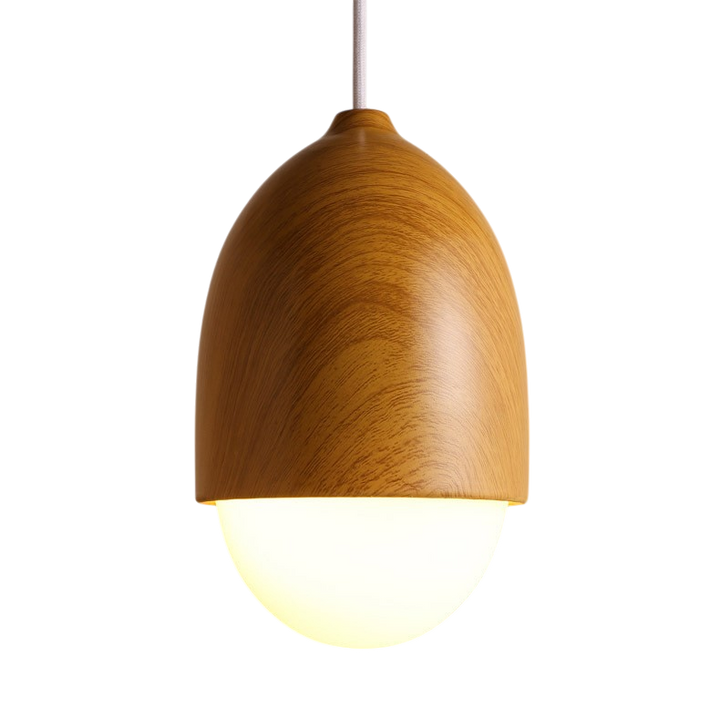 Sylura | Vintage Scandinavian Wooden Pendant Light 6
