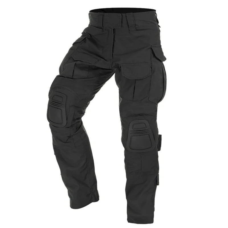 TactiFlex Pro | Durable Camouflage Tactical Cargo Trousers with Knee Pads 2