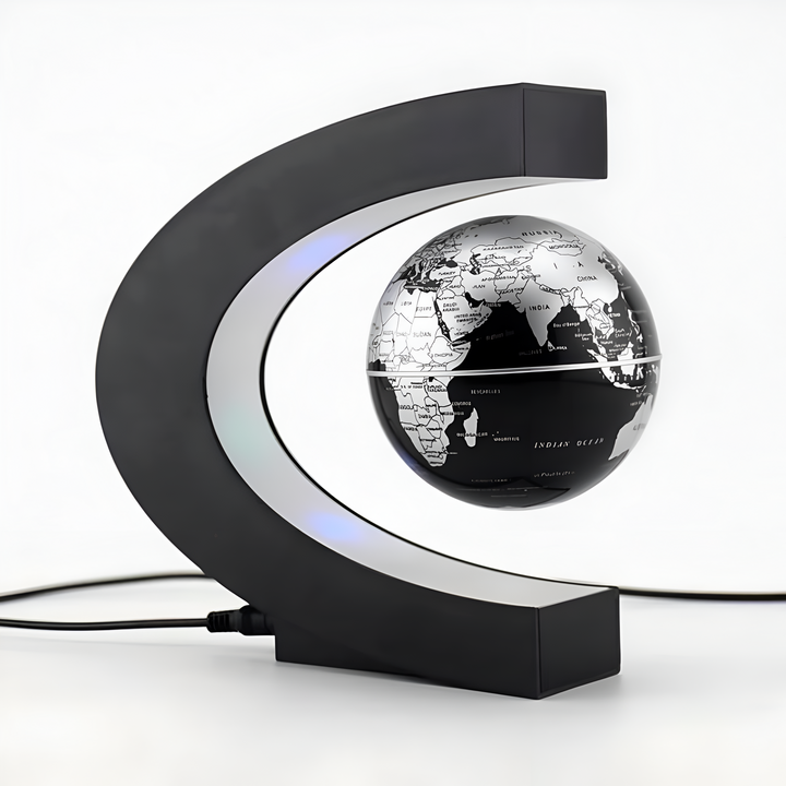 TerraGlobe | Floating Magnetic LED World Map Lamp with Levitating Display 5
