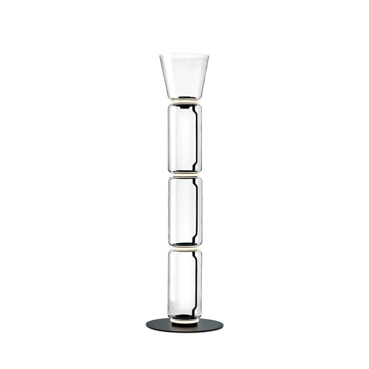 Teyylino Cylindrical Glass Floor Lamp 16