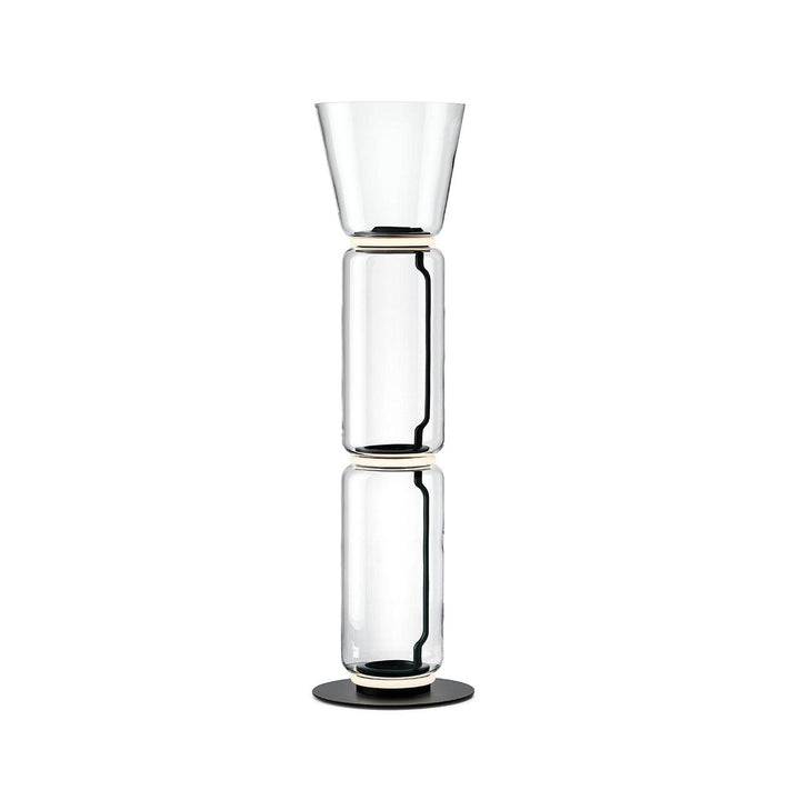 Teyylino Cylindrical Glass Floor Lamp 18