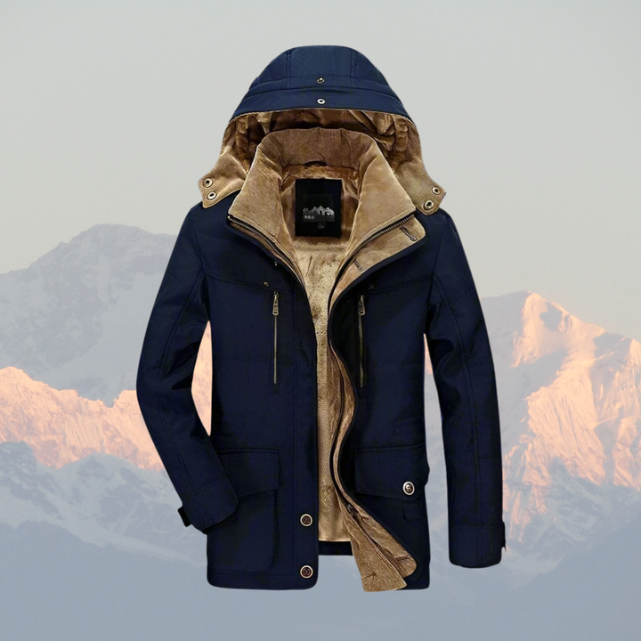 Theodore | Insulated Faux Fur Lined Parka for Men 0