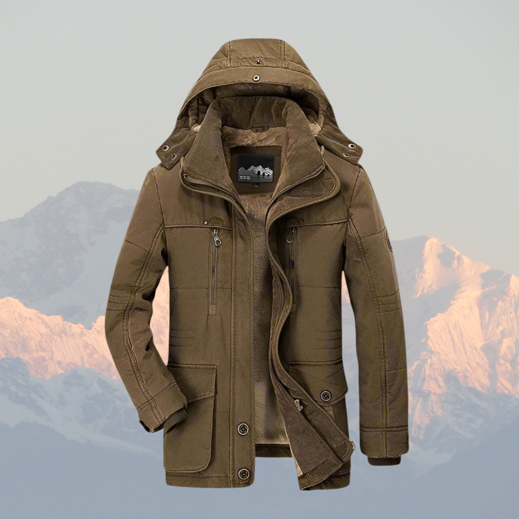 Theodore | Insulated Faux Fur Lined Parka for Men 3
