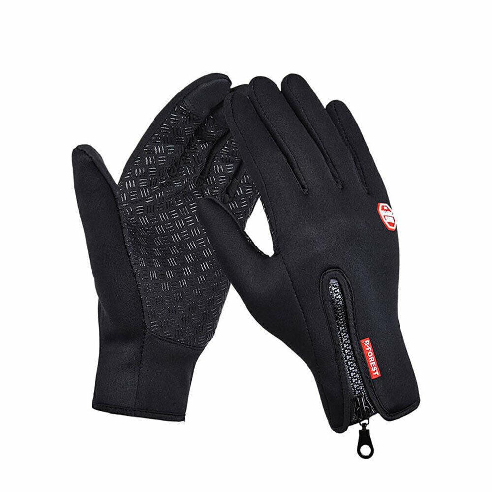 Thermal Waterproof Gloves - Winter Warm Windproof Fleece Lined Thermal Touch Screen Gloves 0