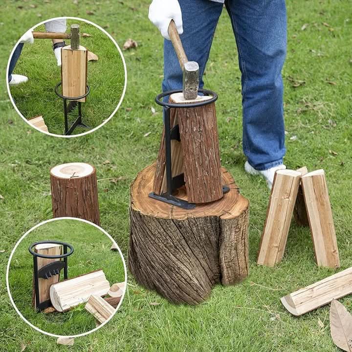 TimberEase | Compact Safe Wood Splitter for Effortless Firewood Preparation 2