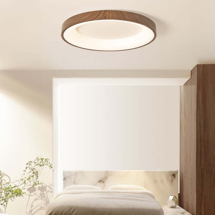 TimberGlow | Elegant Modern Round LED Ceiling Light Fixture 0