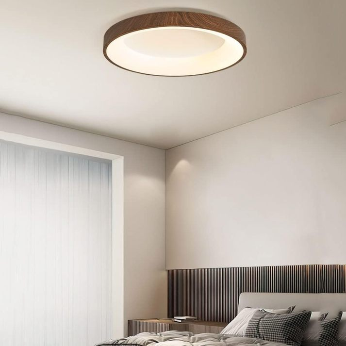 TimberGlow | Elegant Modern Round LED Ceiling Light Fixture 4