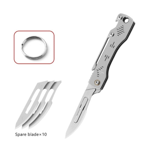 TitanEdge | Versatile Durable Stainless Steel Folding Camping Knife 0