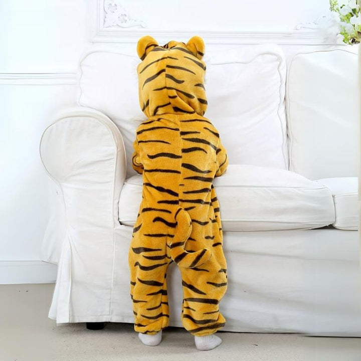 Toddler Jumpsuit Animal Theme Soft Cotton Hypoallergenic Fleece 3