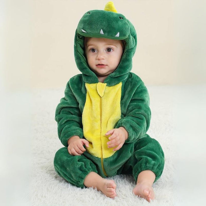 Toddler Jumpsuit Animal Theme Soft Cotton Hypoallergenic Fleece 4