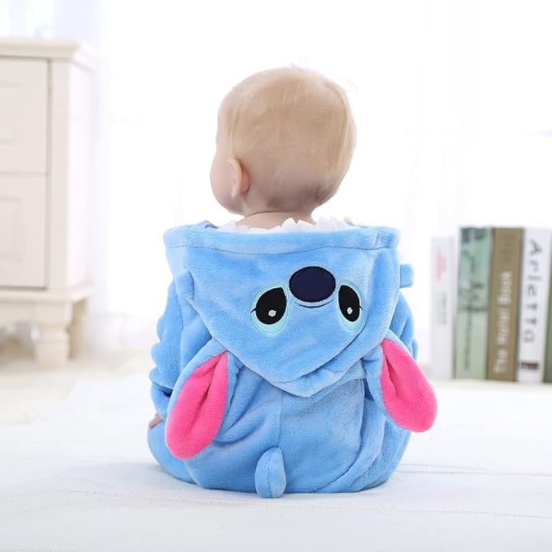 Toddler Jumpsuit Animal Theme Soft Cotton Hypoallergenic Fleece 5